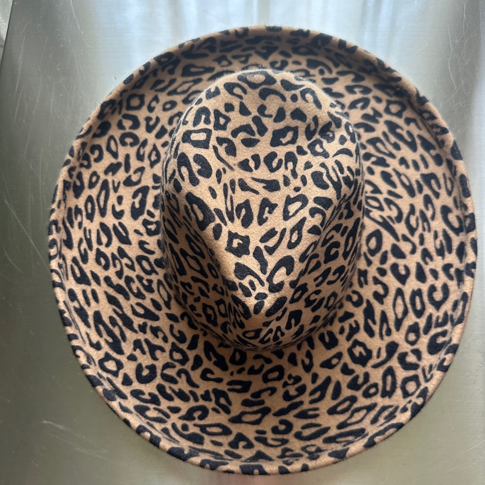 Leopard print hat
